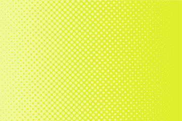 Comic background. Monochrome halftone background. Green-yellow color.
