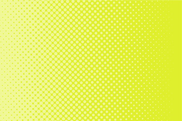 Comic background. Monochrome halftone background. Green-yellow color.