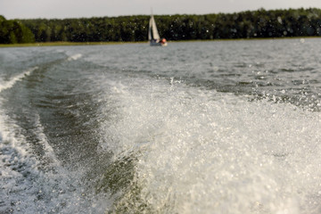 Jezioro żaglówka Mazury © fotoartim