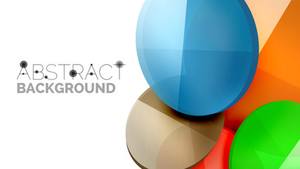 Modern geometric presentation background