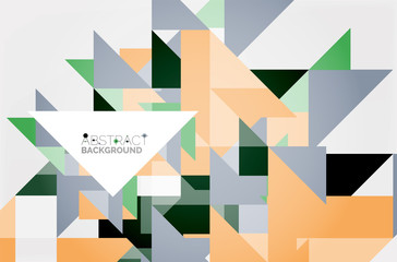 Triangle pattern design background