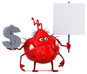 Fun germ - 3D Illustration