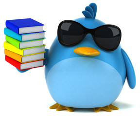 Blue bird - 3D Illustration