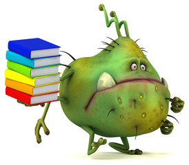 Fun germ - 3D Illustration