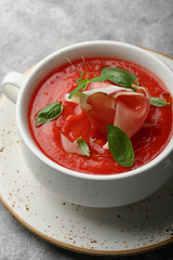 Cold tomato soup