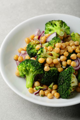 Chickpea with broccoli
