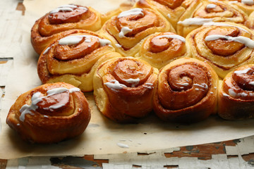Homemade cinnamon buns