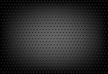 Perforated Metal Grid Background - Wire Mesh Pattern, Vector