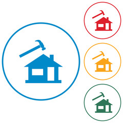 Roofer / slater icon