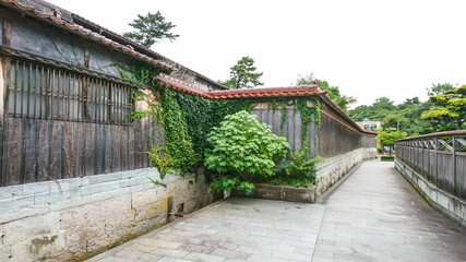 北前船の里　橋立の街並み