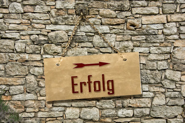 Schild 235 - Erfolg