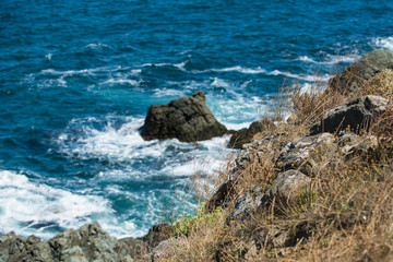 Wild rocky Black Sea coast 