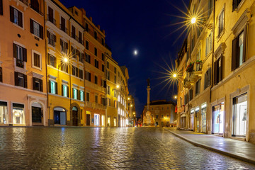 Fototapeta na wymiar Rome. Via del Babuino.