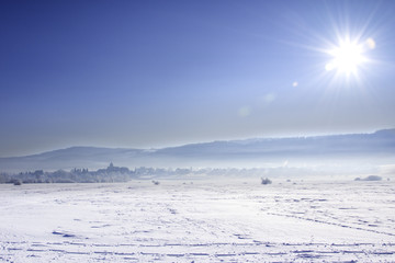 Hiver glacial sur Montlebon