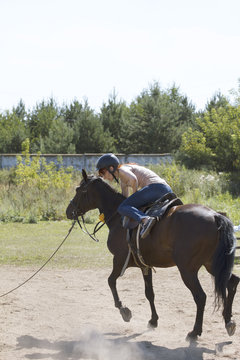 Horseback Riding Lessons - Accident With Horse, Fall Of Rider