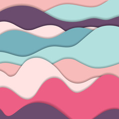Colorful abstract wavy pattern