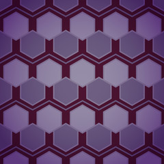 Trendy hexagon shape pattern