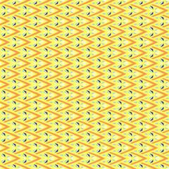 Summer tribal pattern vector seamless. Colorful triangle texture. Sunny african background print for fabric, wallpaper, blanket, wrapping paper and boho card template.