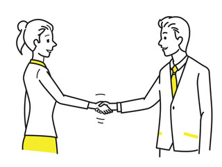 Corporation partner businesspeople