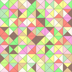 vector mosaic seamless pattern. Geometric texture concept. 020