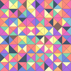 vector mosaic seamless pattern. Geometric texture concept. 019