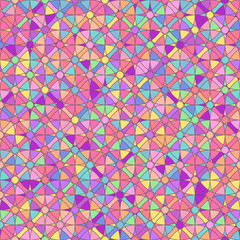 vector mosaic seamless pattern. Geometric texture concept. 047