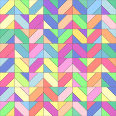 Fototapeta premium vector mosaic seamless pattern. Geometric texture concept. 088