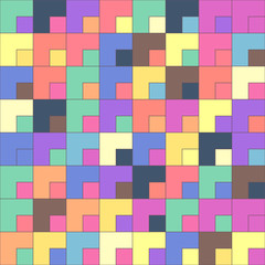 vector mosaic seamless pattern. Geometric texture concept. 085