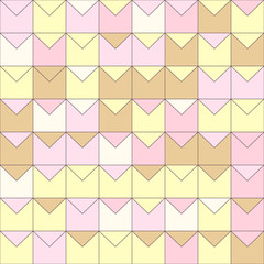 vector mosaic seamless pattern. Geometric texture concept. 083