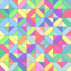 vector mosaic seamless pattern. Geometric texture concept. 093