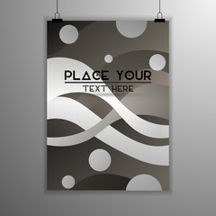 Abstract graphic message board for text and message design