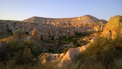  Cappadocia landscape at sunset