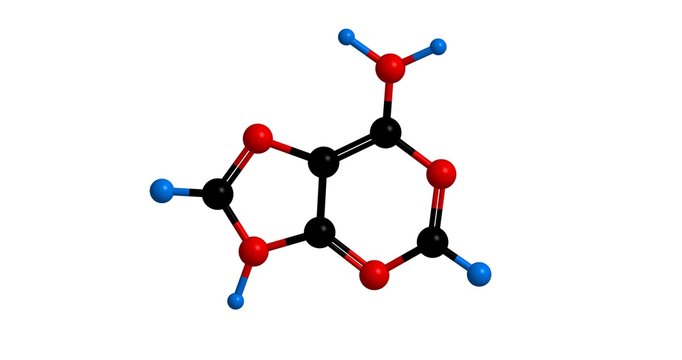Molecular structure of adenine