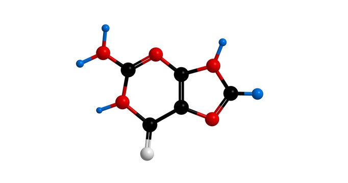 Molecular structure of guanine