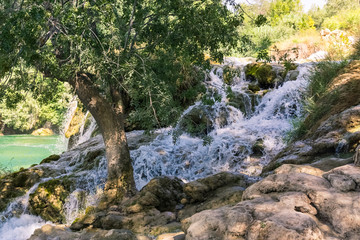 Krka River Park Falls Famous Body of Water in Croatia Beautiful Summer Destination