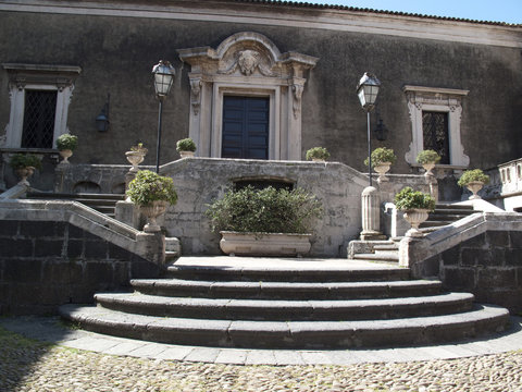 Catania, Italy - April 28, 2010: Palazzo Biscari