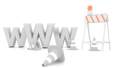 3-d Visualization Web-design Concept