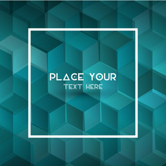 Abstract background with space for text in a square frame