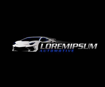 auto logo.sport car logo design concept template