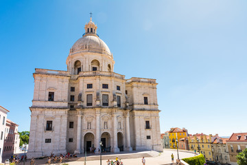 Fototapeta na wymiar Panteao Nacional Lisbon Portugal Cathedral Alfama Monument Landmark Destination Religious Architecture