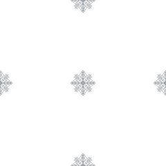 Seamless pattern with abstract  snowflakes  Light Christmas background 