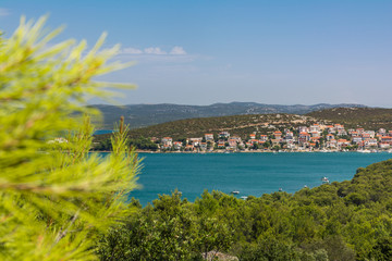 Tisno Croatia Landscape Yachting Destination European Vacation Ocean View