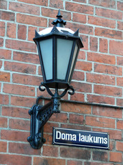 Street Light in Riga, Latvia