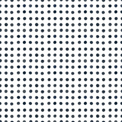 Polka dot seamless pattern, watercolor background