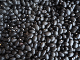 Black beans blackground