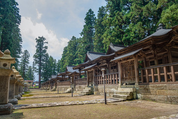 上杉家廟所の風景