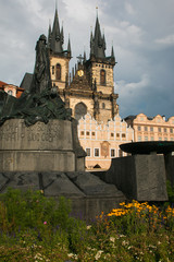 Naklejka premium Cattedrale di Santa Maria di Tyn a Praga