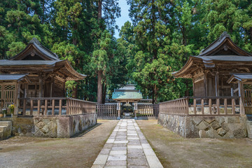 上杉家廟所の風景