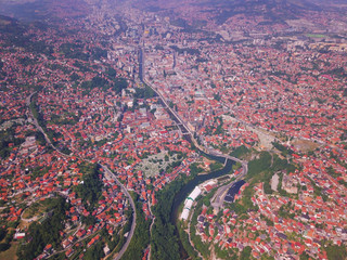 Sarajevo by drone