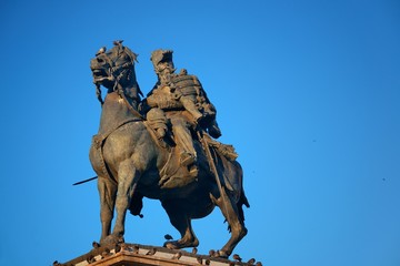 Fototapeta na wymiar The Monument to King Victor Emmanuel II